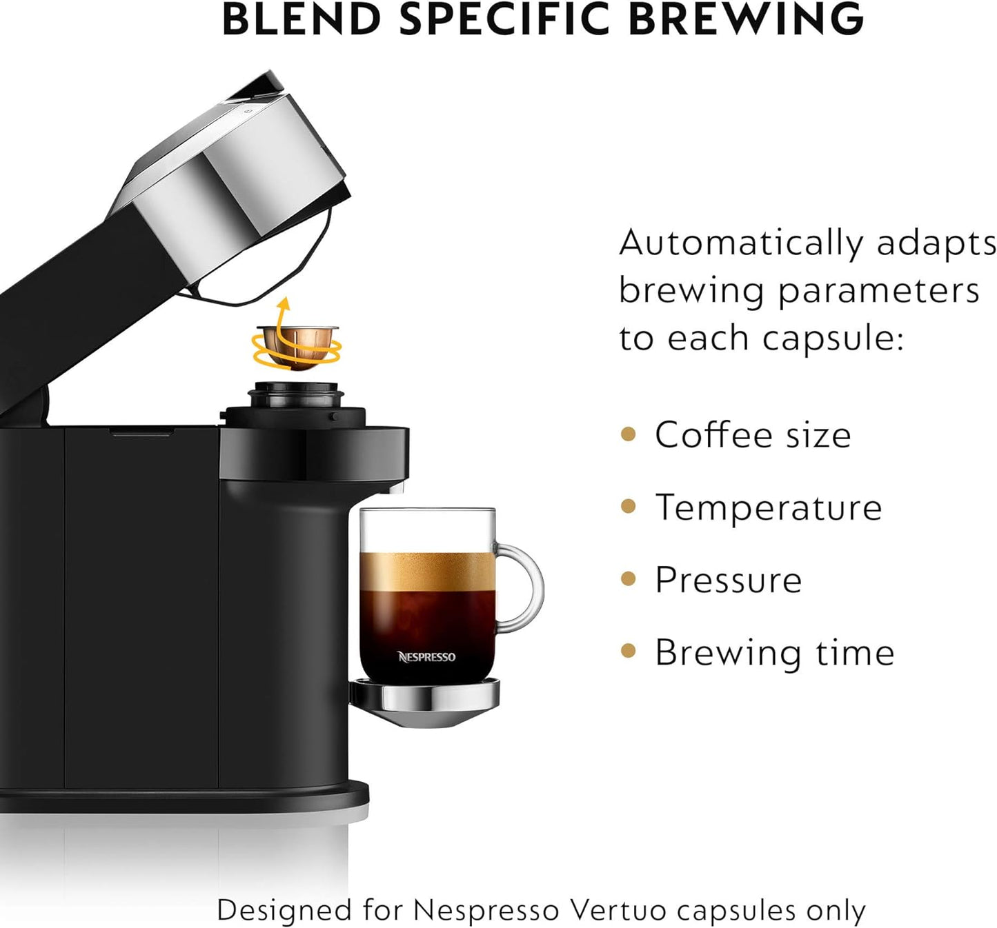 Vertuo Next Deluxe Coffee and Espresso Maker by De'Longhi